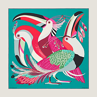 Toucans de Paradis scarf 90 | Hermès Singapore